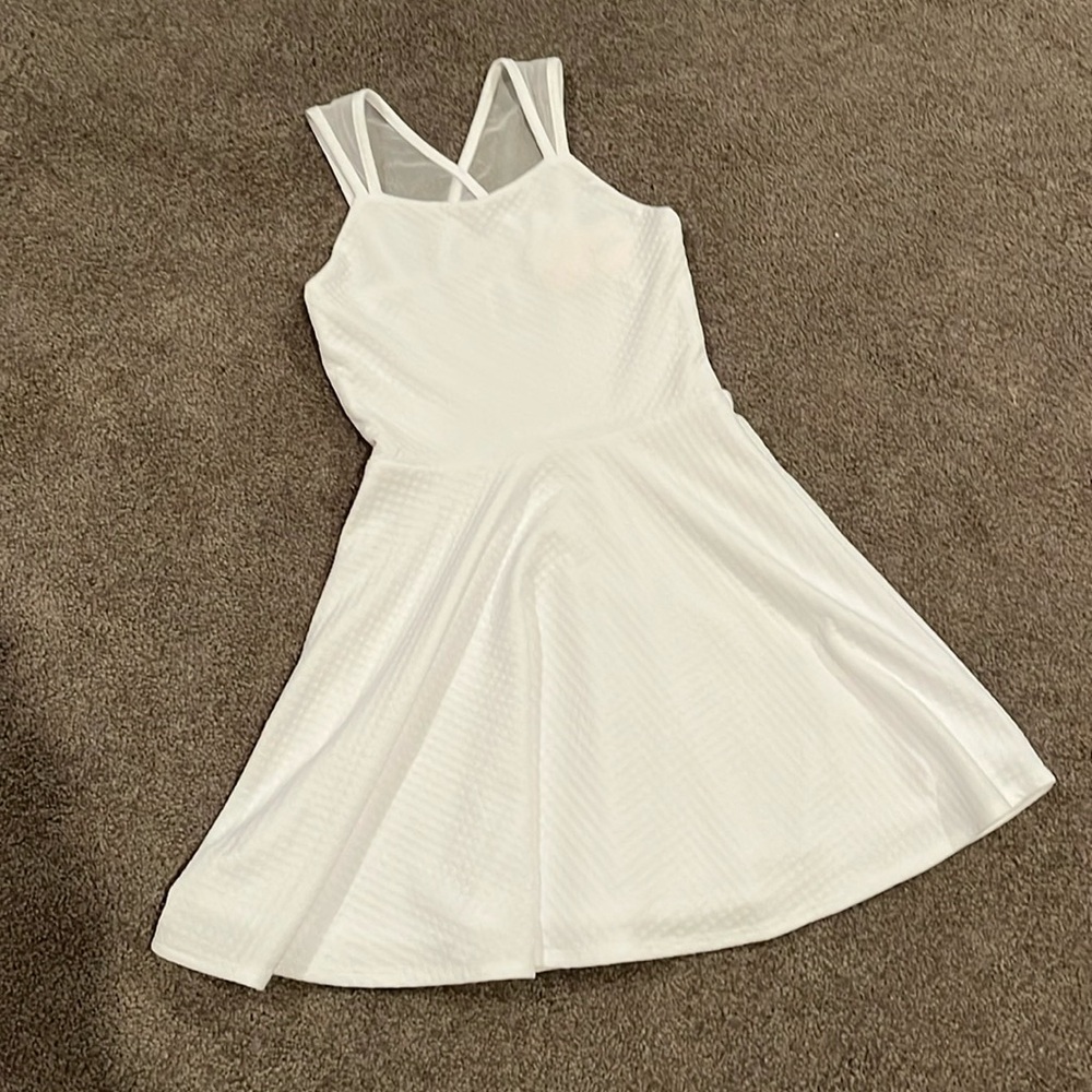 'NEW WITH TAGS beautiful girls size sm (7/8) Sally Miller Couture white dress.